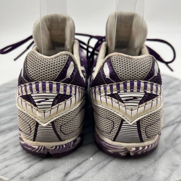 Brooks Womens 9 Track & Field Running Shoes Purple Mach 12 Spikes 1200761B511 - Picture 5 of 13